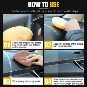 Acondicionador de piezas de plástico para Interior de coche de alta calidad Nano Dressing Renew Restore Spray 500ML Fantastic Xml - Product Image 4