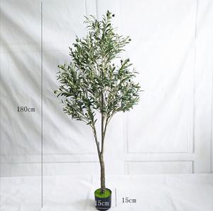 90cm 120cm 150cm 180cm 210cm 240cm Plantes en pot en plastique Faux Décoration d'intérieur <span class=keywords><strong>Olivier</strong></span> artificiel - Product Image 5