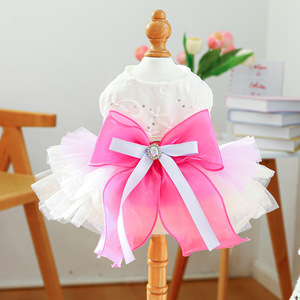 48 Designs Ropa para Mascotas, Vestido de Princesa con Malla para Perros y Gatos, Vestido de Noche con Falda Abullonada para Primavera/Verano - Product Image 2
