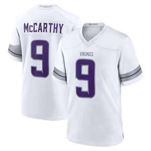 Camiseta de Fútbol Americano de los Minnesota Vikings, con Costuras Superiores, Números 9 J.J. McCarthy, 18 Justin Jefferson, 3 Addison, 15 Dallas Turner, 22 Smith, Venta al Por Mayor - Product Image 4