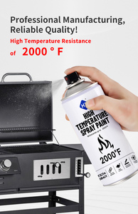 High <strong>Heat</strong> <strong>Resistant</strong> Stove Spray <strong>Paint</strong> 450ml Black Acrylic Based Fast Drying <strong>for</strong> Oven BBQ Grill <strong>Fireplace</strong> Kitchen HUOTIAN - Product Image 4