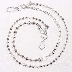 Western Hip Hop Metal Waist <b>Chain</b> Double Layer Ball Beaded Zinc Alloy Casual Streetwear <b>Jeans</b> Accessory - Product Image 4