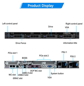 Serveurs Workstation Rack Mount 1U PowerEdge R450 en Gros, en Stock à Shenzhen, Serveurs NAS Xeon Dell R450, PowerEdge R450 1U Rack M - Product Image 3