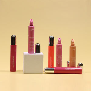 Tubo de bálsamo <span class=keywords><strong>labial</strong></span> blanco vacío con logotipo personalizado, 5ml, 10ml, 15ml, plástico blando de silicona biodegradable con tapa de rosca, cuidado de labios, <span class=keywords><strong>Chapstick</strong></span> - Product Image 4