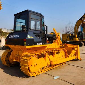 Mini-bulldozer SHANUI SD13 14 tonnes, marque de premier plan, haute performance, sur chenilles, moteur puissant, modèle 2024 d'occasion, garantie après-vente 1 an - Product Image 3