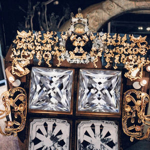 Gemas de Moissanita de Corte Princesa de 2 Quilates, Cultivadas en Laboratorio, VVS GH Blancas, para Joyería Fina, Anillos de Compromiso, Lujo, Venta al Por Mayor - Product Image 3