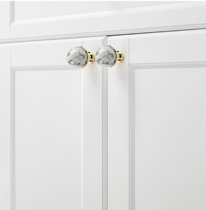 Zinc Alloy Single-Hole Wardrobe <b>Door</b> Handle for Kitchen Bedroom Bathroom Cabinets-Modern Design Easy Installation - Product Image 2