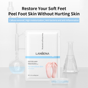 LANBENA Nouveautés 2022 : Masque Chaussettes Exfoliant, Hydratant et Nourrissant pour les Pieds (Soin SPA) - Product Image 3