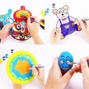 Set di 1 Pennello Dettagliato per Bambini con Setole in Nylon, Pennello Piatto Piccolo per Pittura Artistica per Bambini, Kit in Bulk con Manico in Plastica - Product Image 6