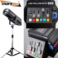 Projecteur LED de suivi 350W 600W 1000W pour mariage, DJ et scène