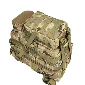 Mochila táctica Oxford 900D personalizada, mochila de caza Molle Assault, mochila táctica de camuflaje