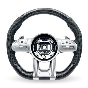Volant en fibre de carbone forgé personnalisé pour <span class=keywords><strong>Mercedes</strong></span> Benz AMG W204 <span class=keywords><strong>CLA</strong></span> <span class=keywords><strong>250</strong></span> C118 E43 E350 - Product Image 1