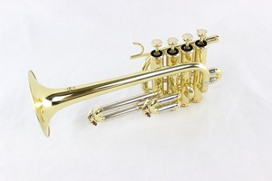 Vente en gros si bémol <span class=keywords><strong>trompette</strong></span> <span class=keywords><strong>soprano</strong></span> à quatre touches <span class=keywords><strong>trompette</strong></span> en laiton <span class=keywords><strong>trompette</strong></span> de performance haut de gamme - Product Image 4