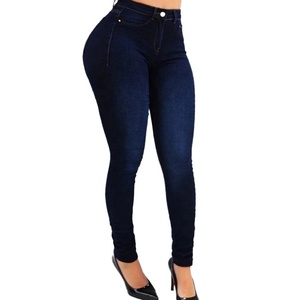 Women's High <b>Waist</b> Skinny Denim Pants <b>Elastic</b> 4 Season Pencil Pants Breathable Casual Plus Size <b>Jeans</b> Softener Fabric - Product Image 3