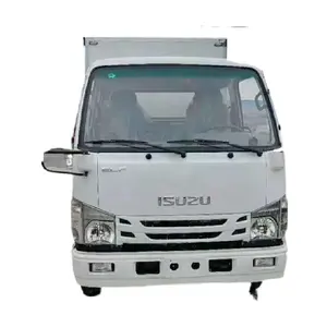 ISUZ-U 4X2快递干货厢式货车热销封闭式厢式货车货运卡车