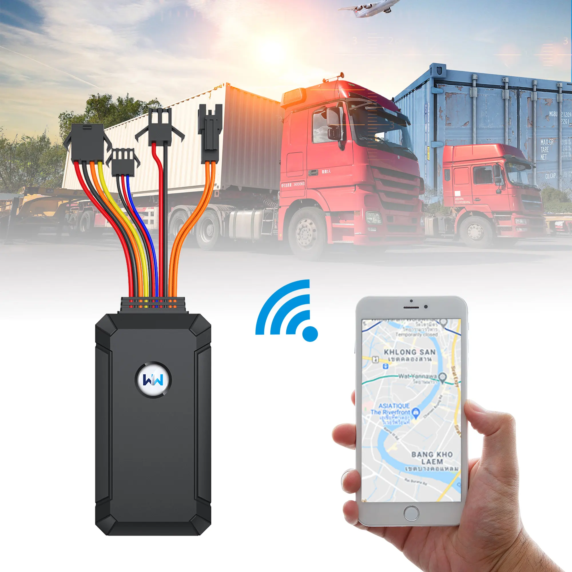 位置マイクロトラック貨物レンタルスクーター車両GPS追跡装置