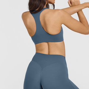 Sujetador deportivo de yoga de alto impacto con sensación de segunda piel, espalda en forma de I, transpirable, ropa deportiva para exteriores, logotipo personalizado para mujer - Product Image 6