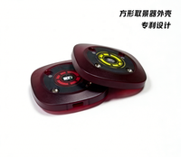 Mini Interruptor Remoto Inalámbrico de Plástico con Botón Único, Batería CR2032, Diseño Visible, Indicador LED, Función de Temporizador de Privacidad, Inteligente