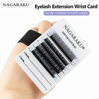 NAGARAKU — support de Palette de cils, Cycle d'extension, 8 lignes, 8mm à 15mm, marquage sur le droit, outils de maquillage