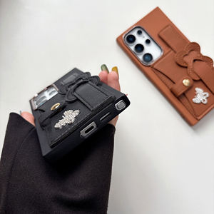 Étui de téléphone en cuir PU S25 Ultra 5G avec dragonne, porte-cartes et support à bande pour la <span class=keywords><strong>s</strong></span>érie <span class=keywords><strong>S</strong></span>, protection antichoc - Product Image 6