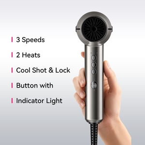 <span class=keywords><strong>Secador</strong></span> de <span class=keywords><strong>Pelo</strong></span> Iónico FirePhoenix M3 240V, Motor BLDC Profesional, Secado Rápido 22m/s con Luz Indicadora - Product Image 2