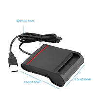 ISO7816 RoHS EMV Linux Fenêtre Android Rfid ID USB Lecteur de carte à puce DCR30