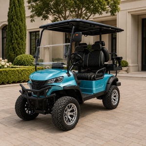 Jungle Outpost Elektro-Golfwagen 6-Sitzer 72V 7,5KW AC-Motor Lithium-Batterie für Regenwald-Wanderungen Feuchtigkeitsgeschützter Rahmen - Product Image 1