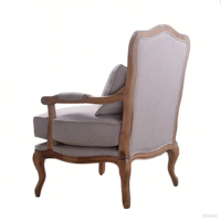 Fauteuil et canapé de loisirs en bois de style antique moderne de haute qualité, vente en gros d'usine, pour salon et hôtel