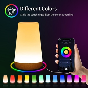 Lámpara de Mesa Inteligente WiFi Tuya, Regulable, Control por Voz y App, Lámpara de Escritorio RGB Táctil, Luz Nocturna para Dormitorio, Compatible con Alexa y Google Home - Product Image 5