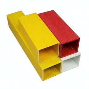 Прямые поставки с завода: Пультрудированные квадратные трубы из стекловолокна на заказ (различный диаметр) - Product Image 1