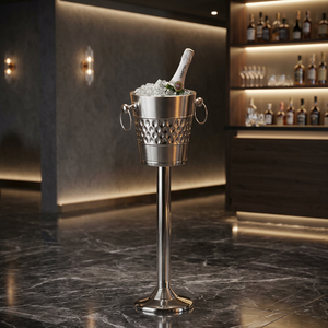 Cubo de hielo de acero inoxidable superventas para vino, soporte para bar, utensilio ecológico para fiestas - Product Image 2