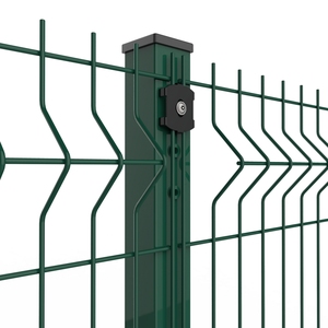 Clôture en treillis métallique pour le jardin Petit garde-corps en <span class=keywords><strong>fer</strong></span> soudé rouge Grilles de coins Service de modélisation 3D inclus - Product Image 1