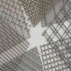 Rideaux décoratifs en treillis métallique tissé avec services de découpe et de pliage de bobines d'aluminium anti-corrosion - Product Image 1