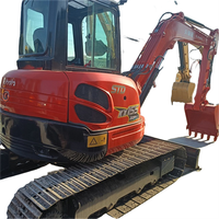 Mini Excavator Kubota KX155-3 KX155-5 Hemat Energi dan Rendah Kebisingan untuk Konstruksi Hunian, Kebun, dan Pertanian (Sewa)