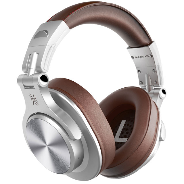 Portable Studio DJ Headphones OneOdio A70 Wireless Headphones V5.2 40mm Driver Over Ear Wired Headphones With Superior Sound