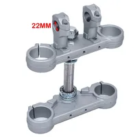 Placa de Amortiguación de 45MM-48MM, Dispositivo de Dirección Superior e Inferior para Motocicleta, Abrazadera de Manillar de 22MM 7/8\", Amortiguador Invertido