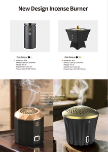 Portable USB Rechargeable Smart Electronic <b>Incense</b> <b>Burner</b> Arab bakhoor Muslim <b>Incense</b> Holder for Car and Home - Product Image 6