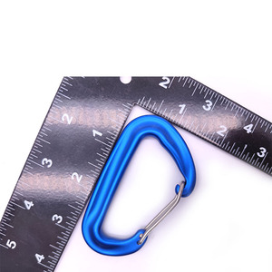 Hamaca doble para acampar al aire libre Mosquetón de aluminio Tienda de seguridad para acampar 12KN EN362 Mosquetones ligeros de escalada de 25kn - Product Image 6