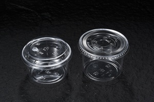 PLA 117mm 8oz Bát salad 280ml tầm cỡ takeout hộp đựng thức ăn để đi đặt hàng Vòng súp cốc đưa ra nhựa Deli <span class=keywords><strong>container</strong></span> - Product Image 2