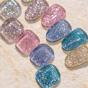 Esmalte de Uñas en Gel UV Brillante de Alta Densidad y Súper Pigmentado AILANUO, 8 Colores Dinámicos con Efecto Diamante Estelar, No Tóxico, Vegano y Ecológico - Product Image 1