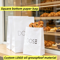 Sac en papier kraft SOS personnalisé et recyclable pour restaurant, livraison, vente au détail, emballage alimentaire, pain