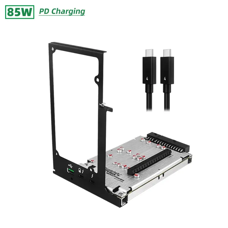 Nâng cấp th3p4g3 thunderbolt-tương thích GPU Dock 85W PD sạc 40Gbps Dock trạm cho máy tính xách tay máy tính xách tay bên ngoài Card đồ họa