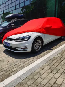 Customizable Soft Elastic Stretch Indoor Car Body Cover Scratchproof Nylon SUV Car Covers For Car Exhibitions