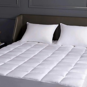 100% Polyester Home Quilted Matrasbeschermer met diepe hoes, ademend, effen, OEKO-TEX gecertificeerd, antibacterieel - Product Image 2