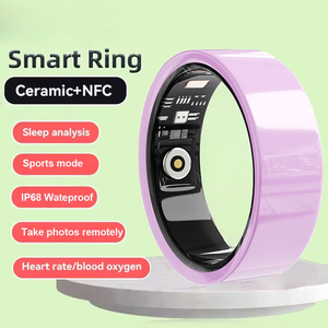 <b>Ceramic</b> Ultra Thin Smart <b>Ring</b> NFC Access Control Smart <b>Ring</b> 2026 Health Heart Rate Multi-Sport Monitor Female Smart-<b>ring</b> - Product Image 1