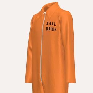 Mono de prisionero naranja para adultos de Halloween para hombre, disfraz de Cosplay <span class=keywords><strong>criminal</strong></span> de Jailbird para CELEBRACIÓN DE Navidad, envío directo disponible - Product Image 2