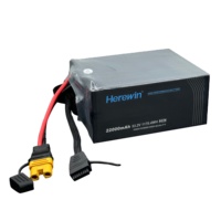 Herewin 22Ah 53.2V 25C 14S อัตราการปล่อยสูงกระเป๋าทางการเกษตรแพ็คนุ่มโรงงานโดยตรงขายสำหรับการใช้โดรน