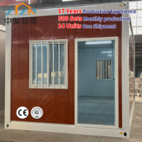 Ufficio Prefabbricato di Lusso in Container, Resistente alle Intemperie, Economico, Smontabile, Senza Bulloni Esterni, per Magazzino