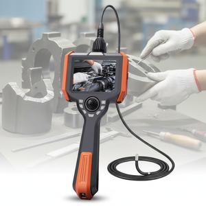 Cámara Endoscópica Industrial Flexible con Cable Trenzado de Tungsteno, Boroscopio de Video Integral para Análisis de Cajas de Engranajes y Inspección NDT - Product Image 1