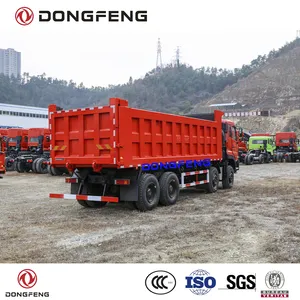 Dongfeng Dump Truck GVW 60 Ton Design Installed 385 HP Dongfeng E5 Engine 8x4 Type Dump Tipper Truck